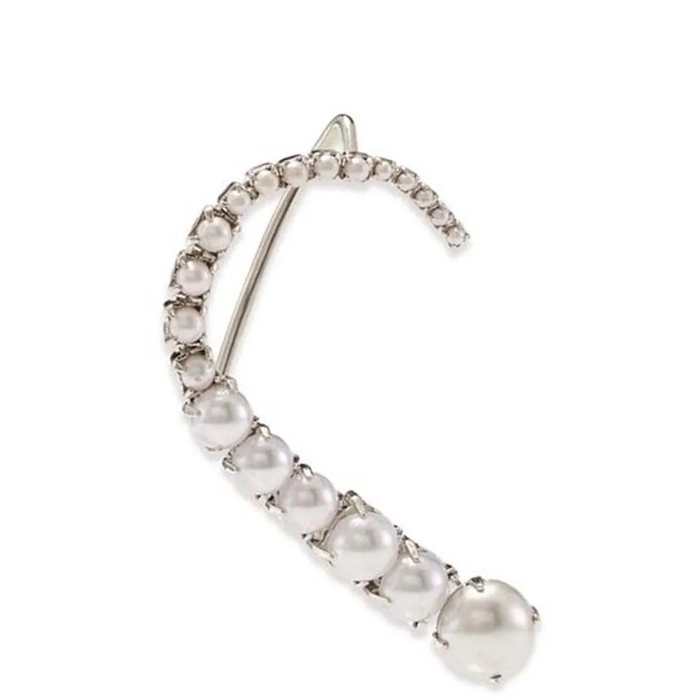 Pearl Ear Clips Without Piercing
Jewelry Fashion Elegant Vintage Accessories
Bridal Ear Cuff Wrap Stud Clip Earrings