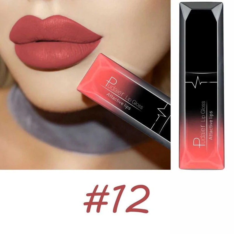 17 Color Sexy Matte Long Lasting Lip gloss Liquid Lipstick