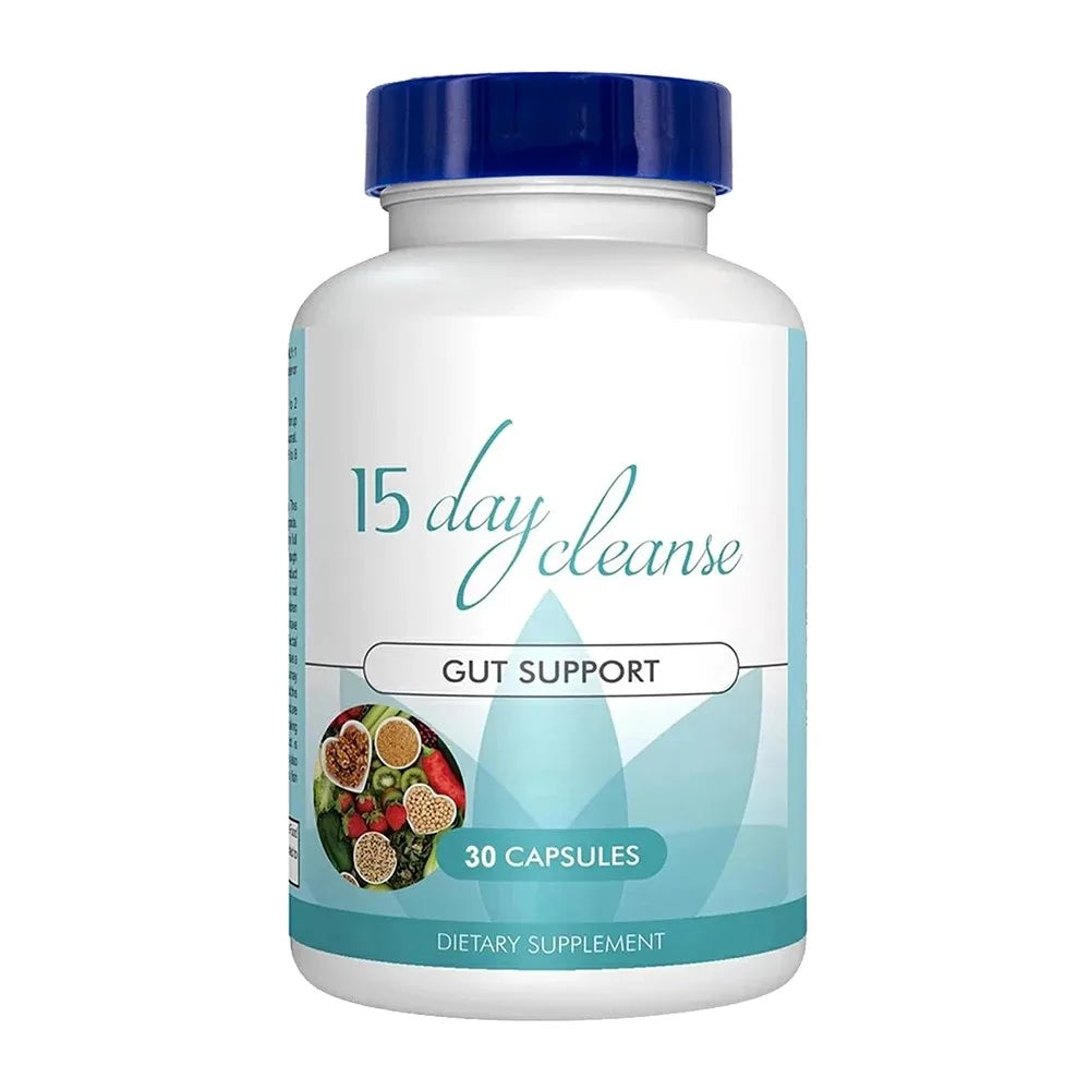 Gut Health Supplements - Improve Digestive Comfort
15 Day Cleanse Detox Gut & Colon Support Capsules
