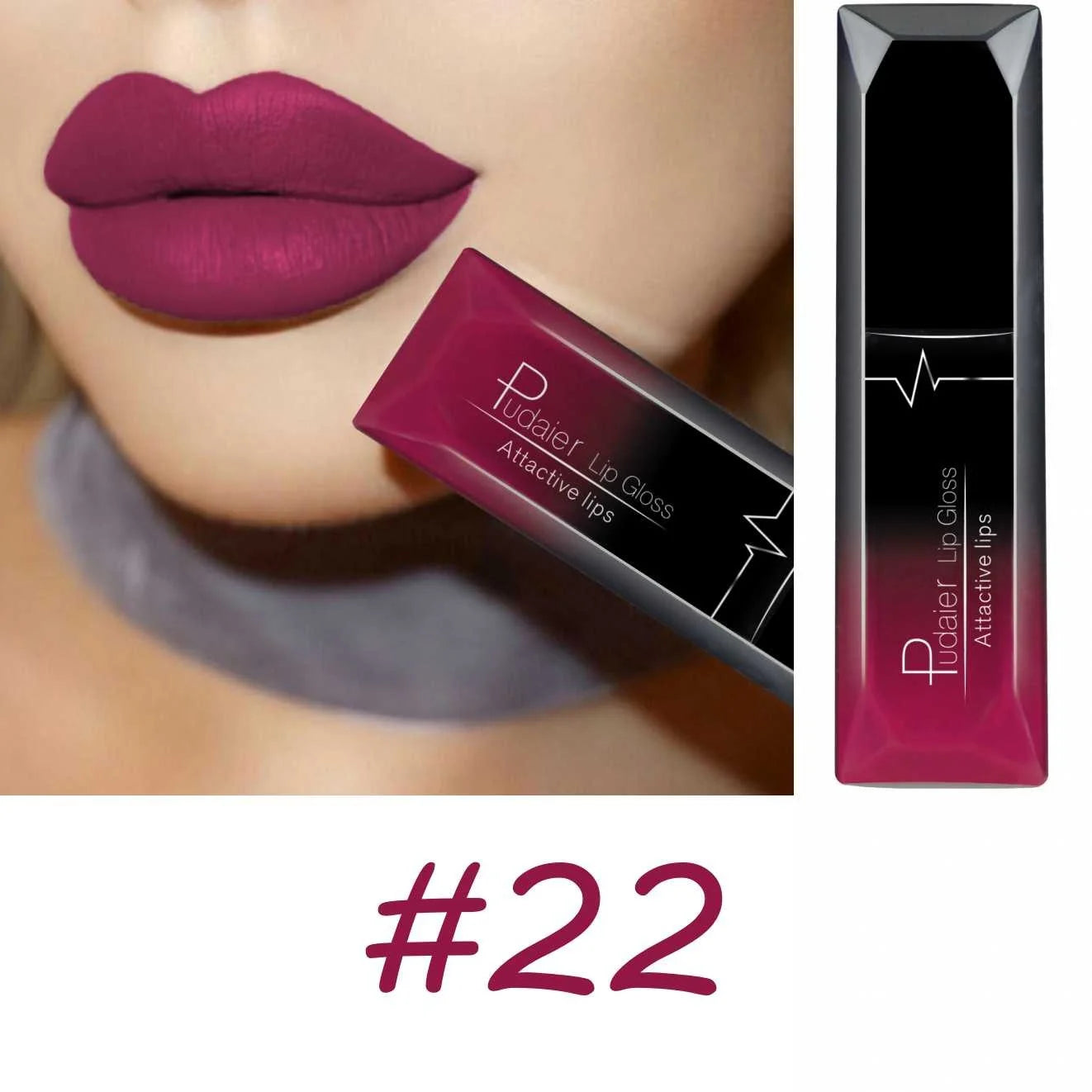17 Color Sexy Matte Long Lasting Lip gloss Liquid Lipstick