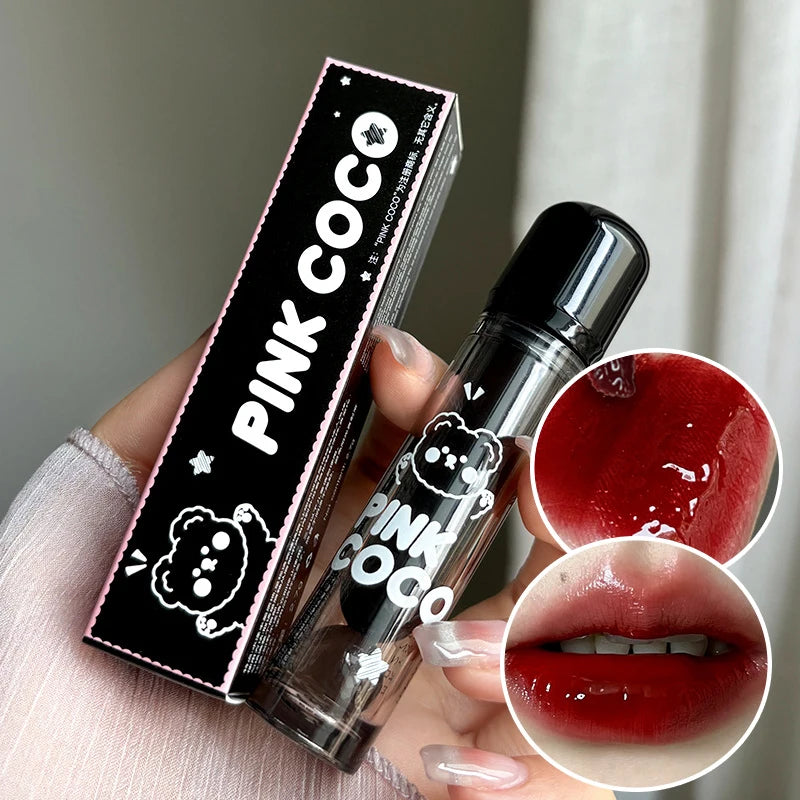 Lip gloss Black Mirror Glass Water Light Clear Lip Glaze