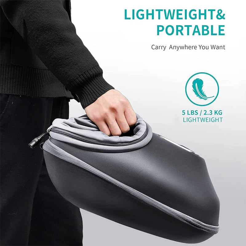 Foot Massager Heating Therapy Air Compression
Shiatsu Knead Roller Muscle Relaxation Electric Foot Massager