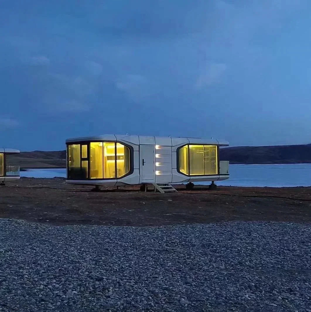 smart home Factory Direct Custom Luxury Prefab House
Resort Camping tiny house prefabricated home space capsule outdoor