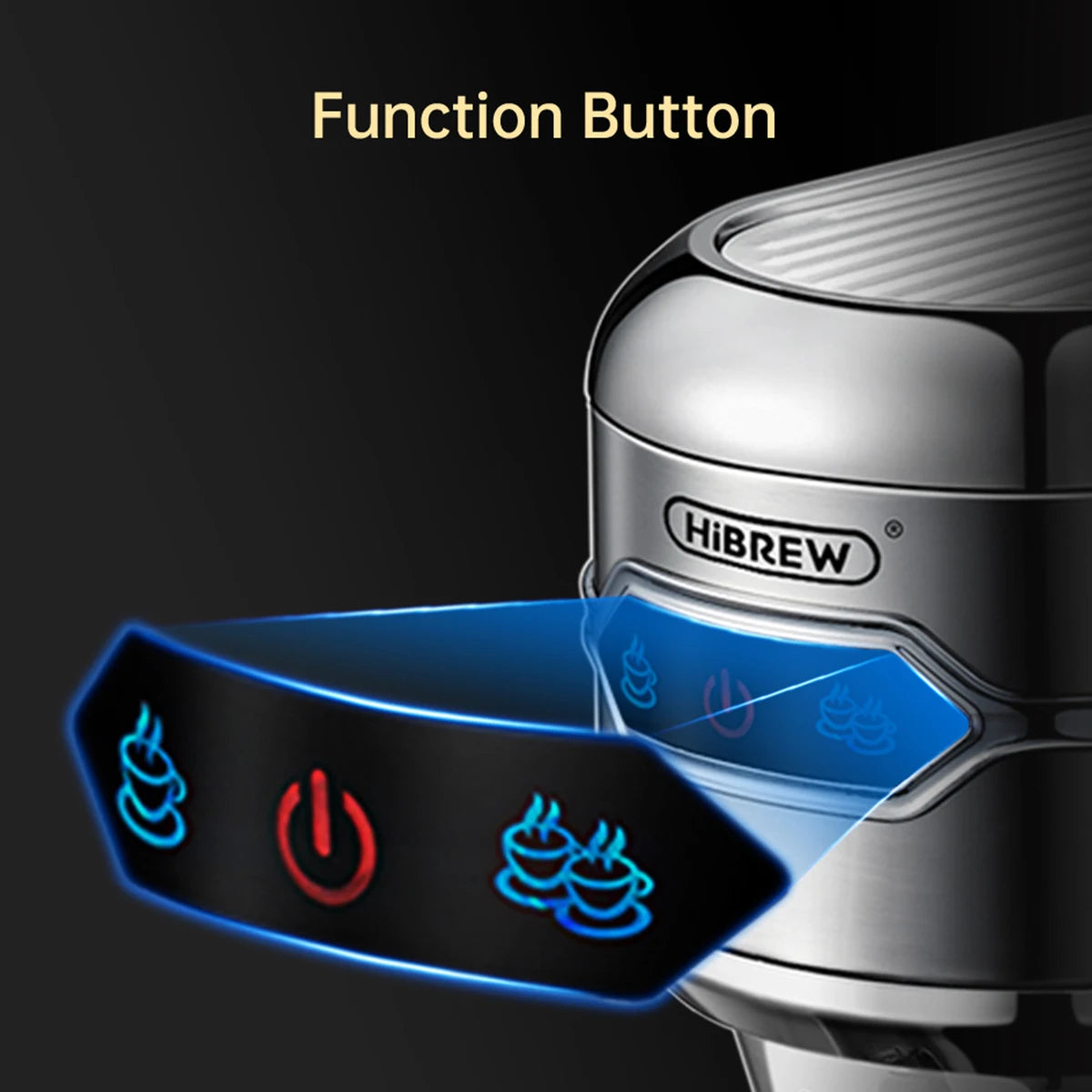 HiBREW Coffee Maker Cafetera 20 Bar Inox Semi Automatic Super Slim
ESE POD & Powder Espresso Machine Hot Water H11