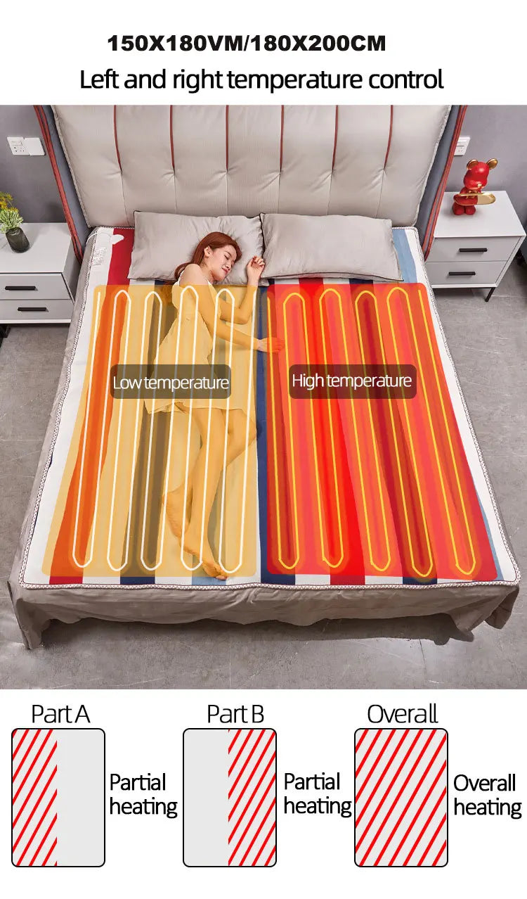 Electric Blanket 110-220V Heater Manta Electrica Smart Control
