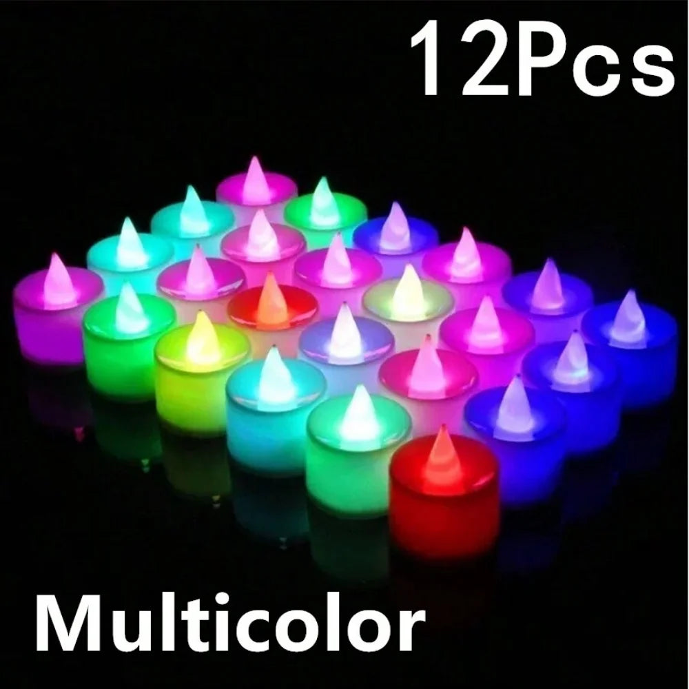 LED Tea Light Candles, Flameless Candles, Battery Electric Candles,