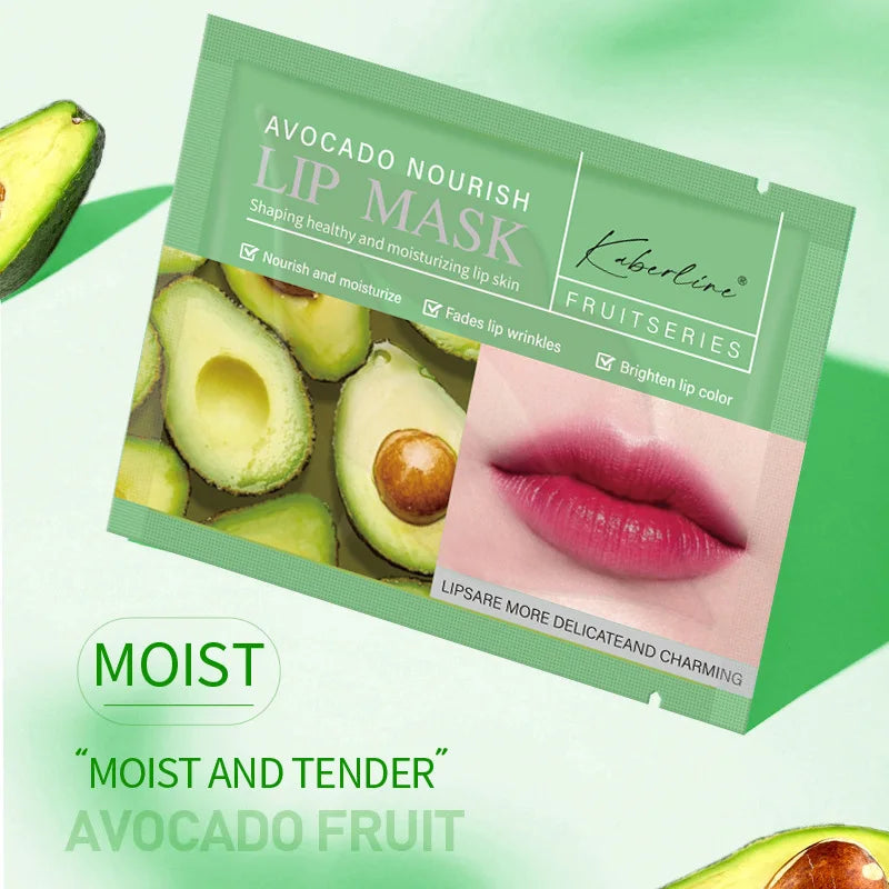 10 pairs Collagen Lip Mask Moisturizing Firming Nourishing Labial Moisturizer Gel Pads