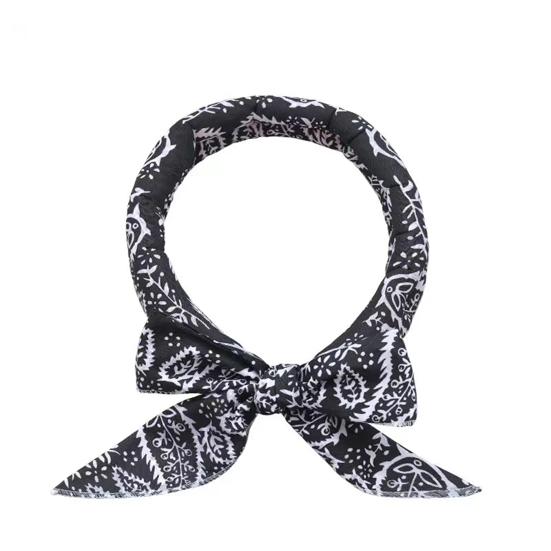 Colors Neck Cooler Scarf Body Cold Cooling Neck Cooler Necktie Headband Neck cooling bandanas for dogs Small dog collar Opawz