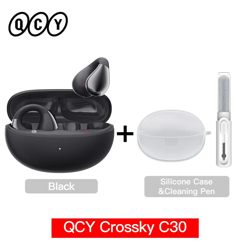 QCY Crossky C30 Wireless Earphones Bluetooth 5.4
Ear clip TWS Sports Earbuds Open Ear Earclip Dual-Connection Headphone