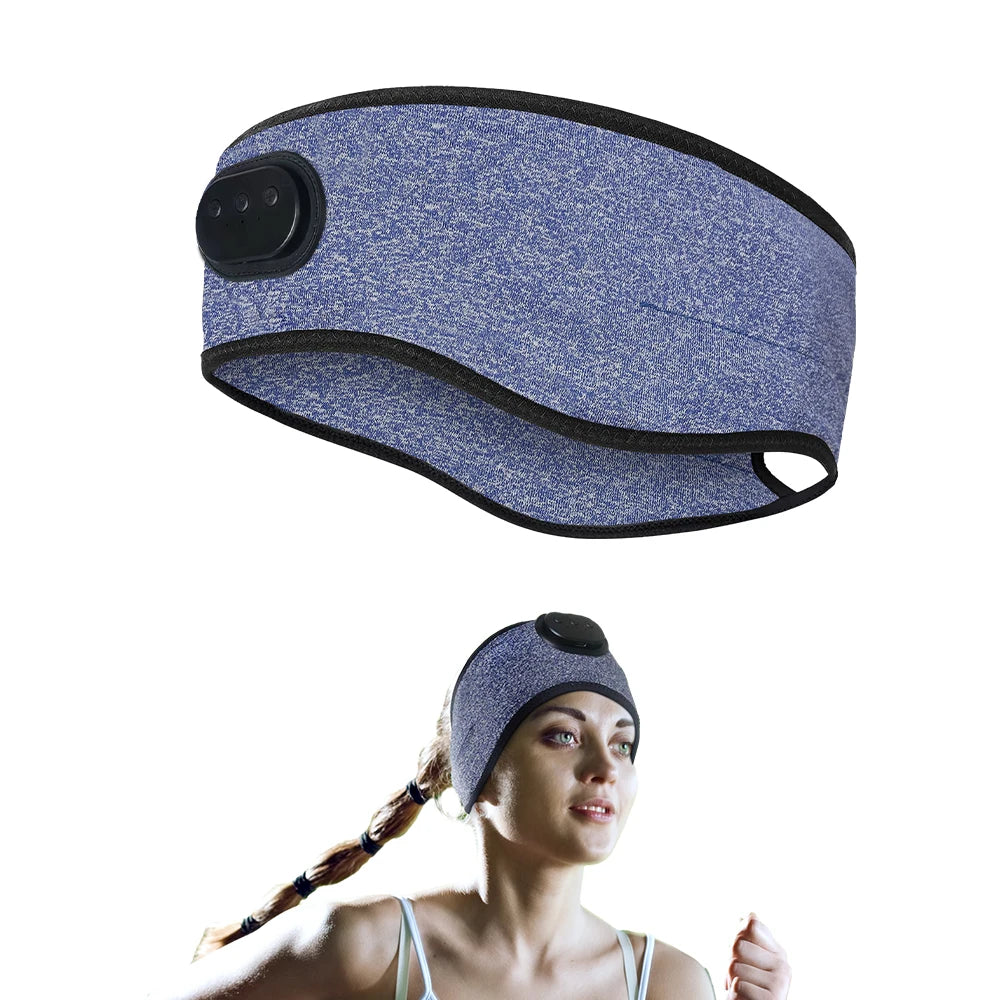 Bluetooth-compatible 5.2 Wireless Stereo Headset
Side Sleeper Eye Mask Sport Hollowing Out Headband Music Earphones