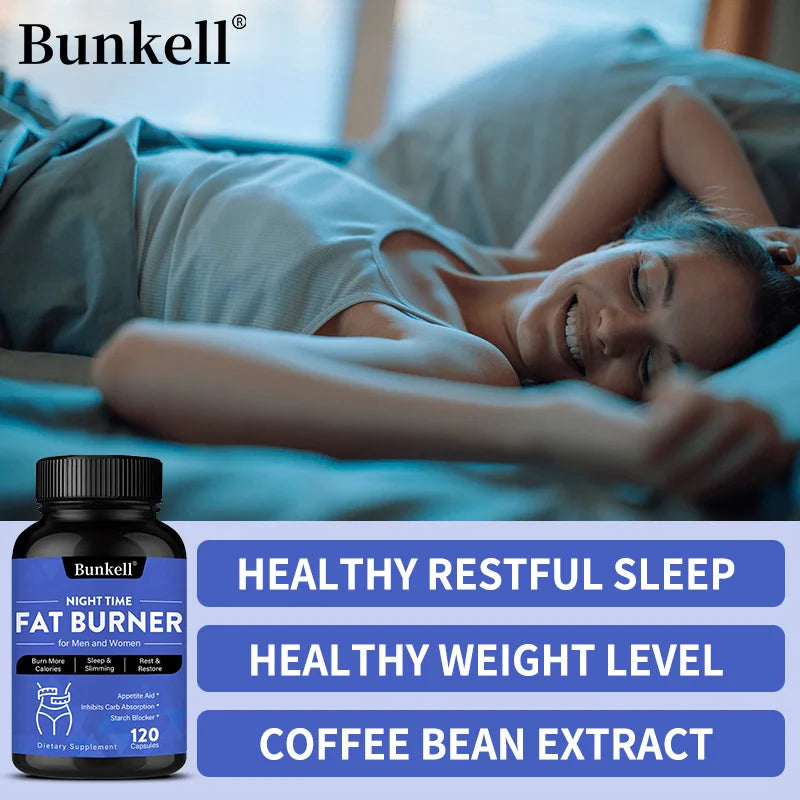 Nighttime Fat Burner - Helps Promote Metabolic Cleansing
Inhibits Fat Accumulation, and Appetite Control During Sleep