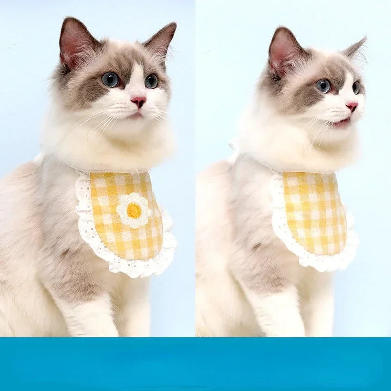 1PCS Cute Cat Dog Bibs Different Shape Design Pet Accessories
Dog Bandana Saliva Towel Scarf for Small Dogs Chiwawa Pet Products
