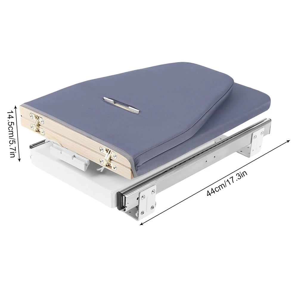 Foldable Ironing Board, Cabinet Mount,
Push-Pull Sturdy Metal Frame 80x29.5cm / 31.5x11.6in (Gray)