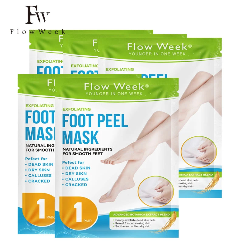 Foot Peel Mask, Exfoliating Peel Off Calluses Dead Skin Callus Remover Dry Cracked Feet,
Baby Soft Smooth Touch Feet Skin