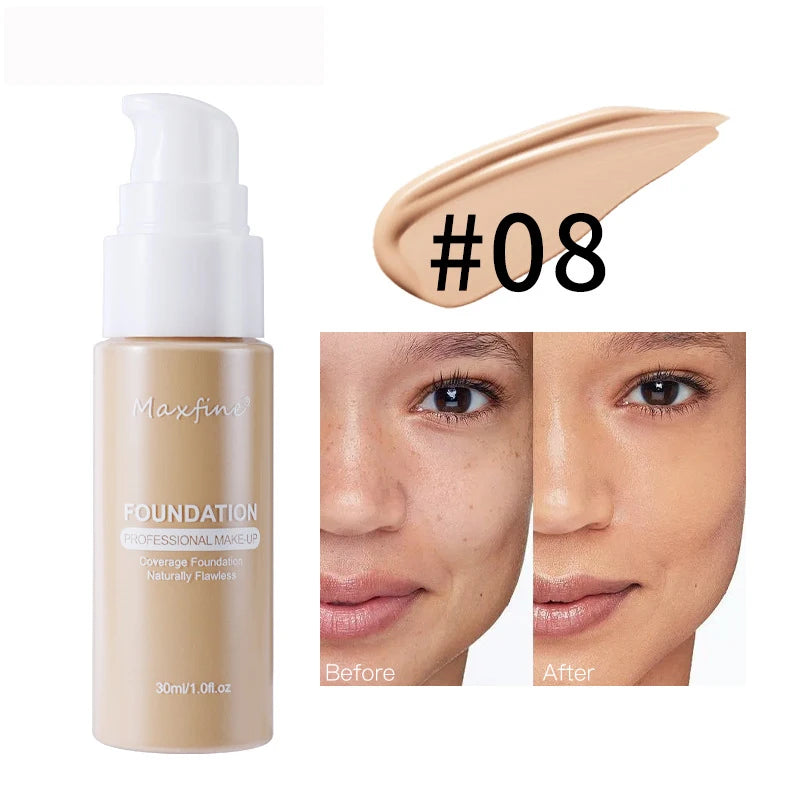 Liquid Foundation Effective Concealer Waterproof Sweat-resistant Makeup