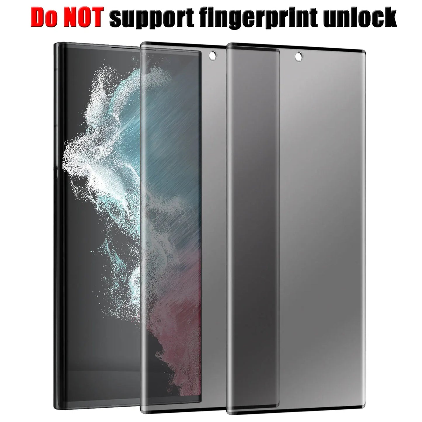 For Samsung Galaxy S22/S22 Plus/S22 +/S22 Ultra 5G Case
Friendly Anti Spy Privacy Tempered Glass Screen Protectors 2-Pack