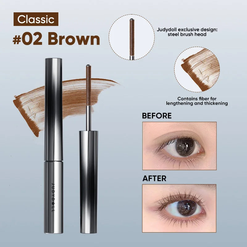 Mascara 2g Steel Tube Mascara Waterproof Slim Long Curl
