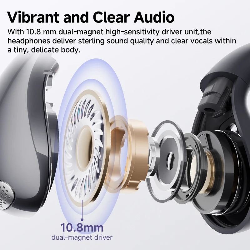 QCY Crossky C30 Wireless Earphones Bluetooth 5.4
Ear clip TWS Sports Earbuds Open Ear Earclip Dual-Connection Headphone