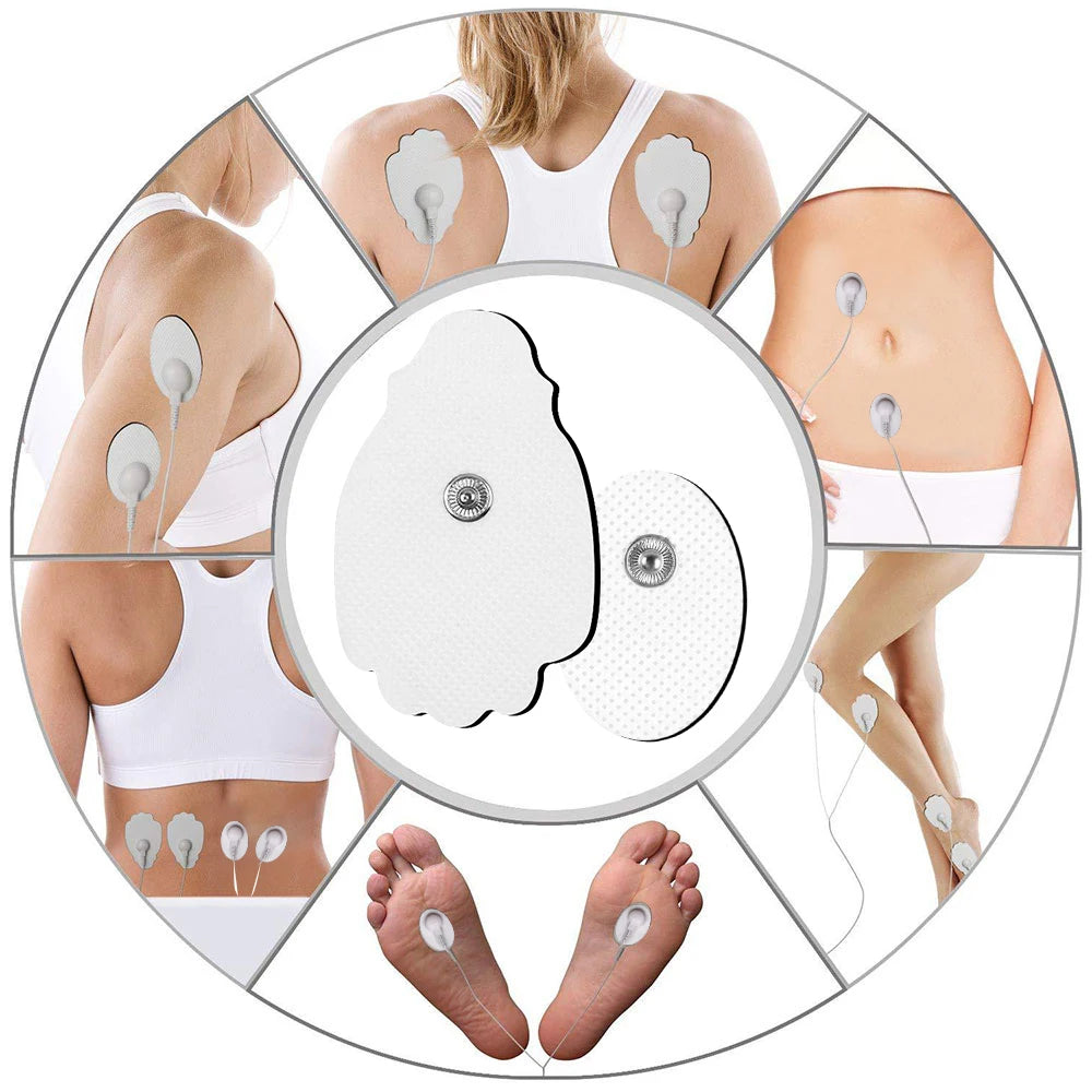 10/20Pcs High Quality Nerve Stimulator Silicone Gel Electrode Pads
for Tens Electrodes Digital Therapy Machine Body Massage Tool