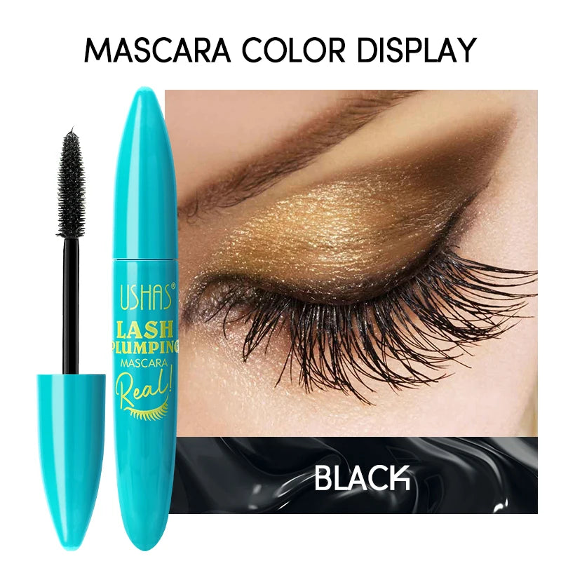 Ultra Long Lasting Mascara 4D Waterproof Mascara Liquid Fiber
360 Degree Spiral Brush Eyelashes Extension Makeup