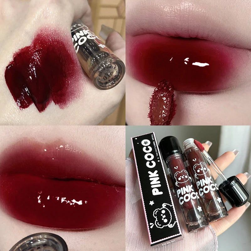 Lip gloss Black Mirror Glass Water Light Clear Lip Glaze