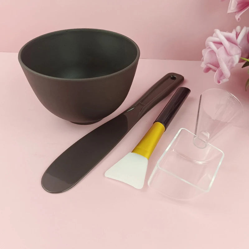2/3/4/5Pcs Face Set For Mask Mixing Bowl Girls Facial Skin Care Tools Kit