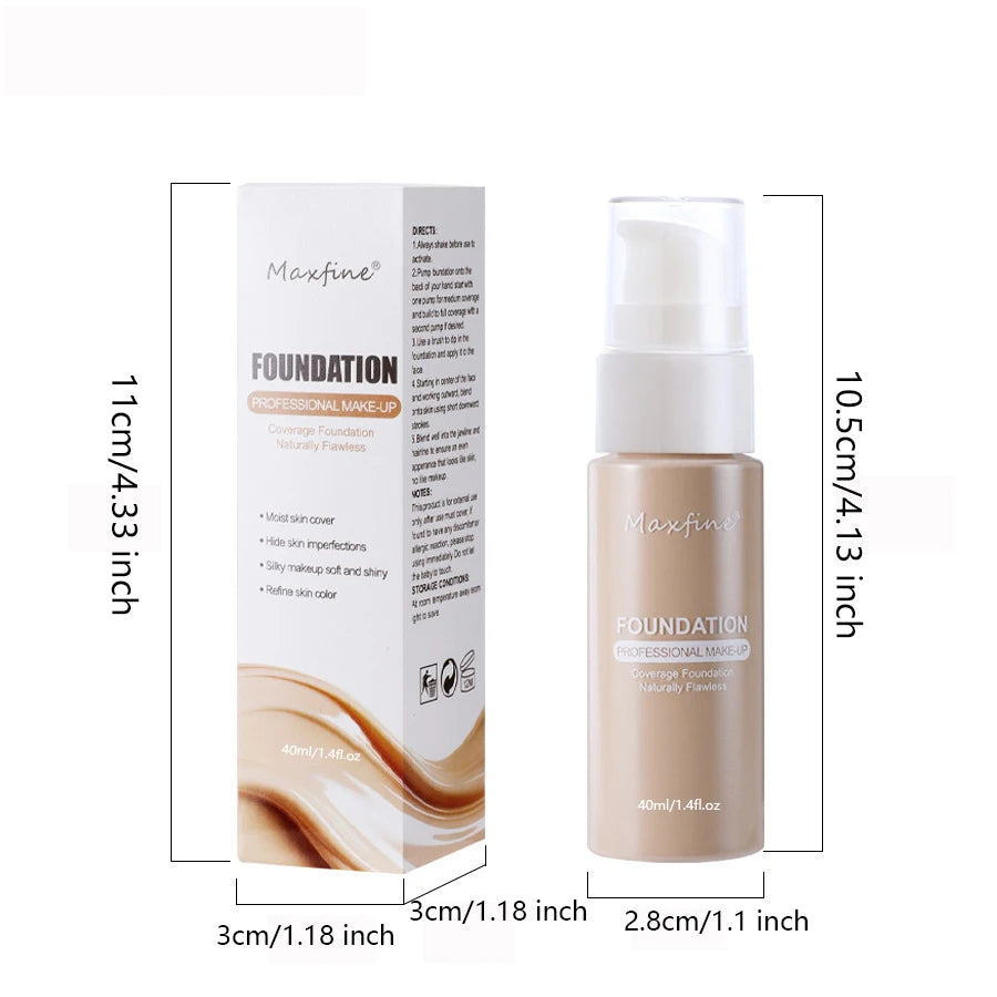 Liquid Foundation Effective Concealer Waterproof Sweat-resistant Makeup