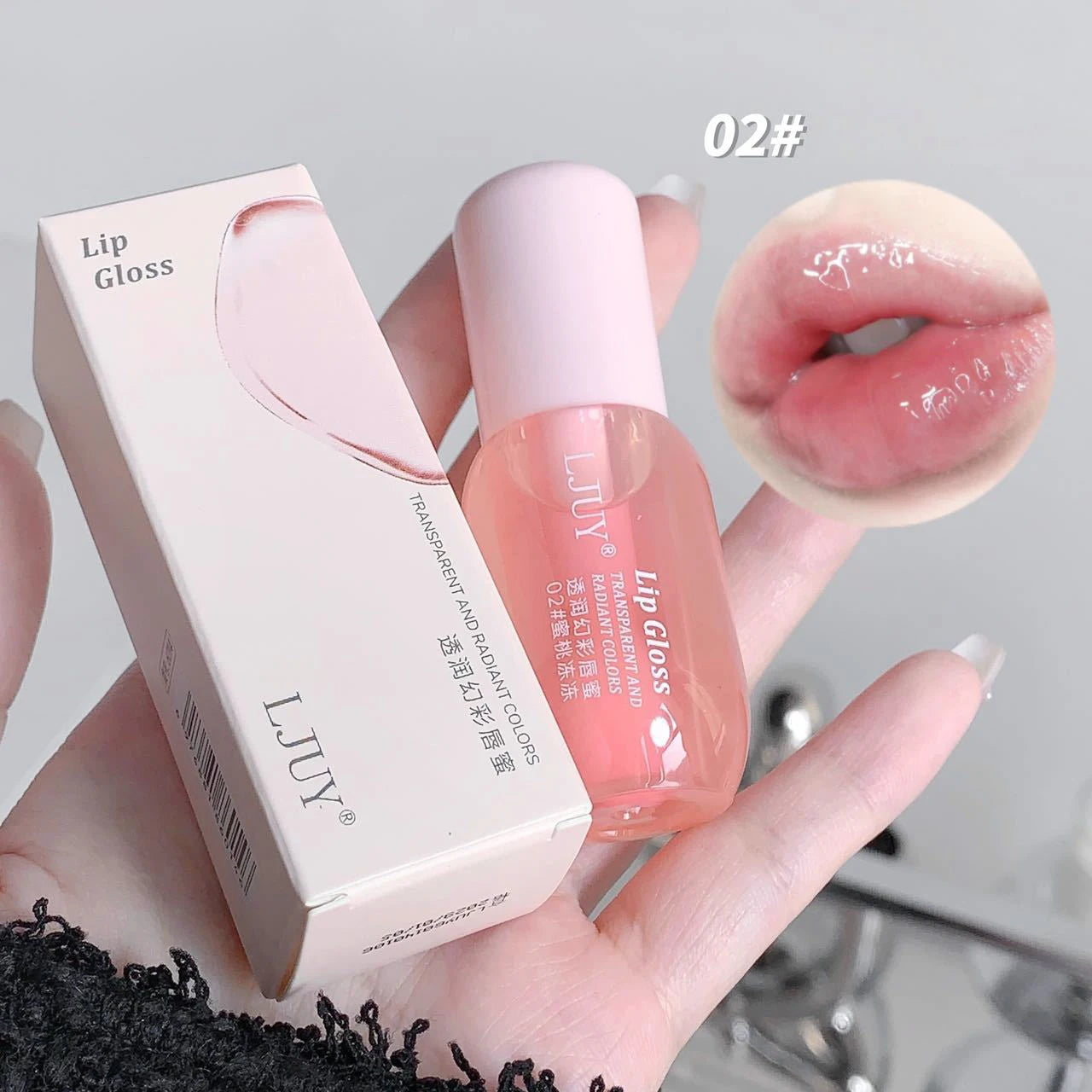 Fruit Crystal Jelly Lip Oil Hydrating Transparent Glass Lip Gloss
Plumping Clear Lip Plumper Serum Lips Care Makeup Cosmetics