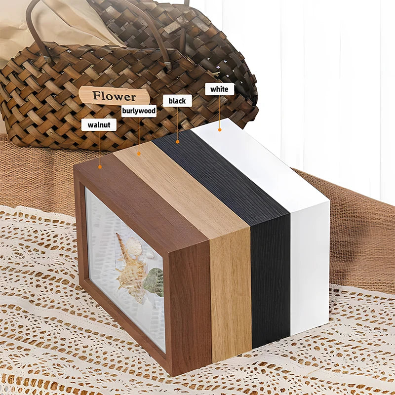 Transparent Floating Dried Flower Picture Frame Depth 5cm