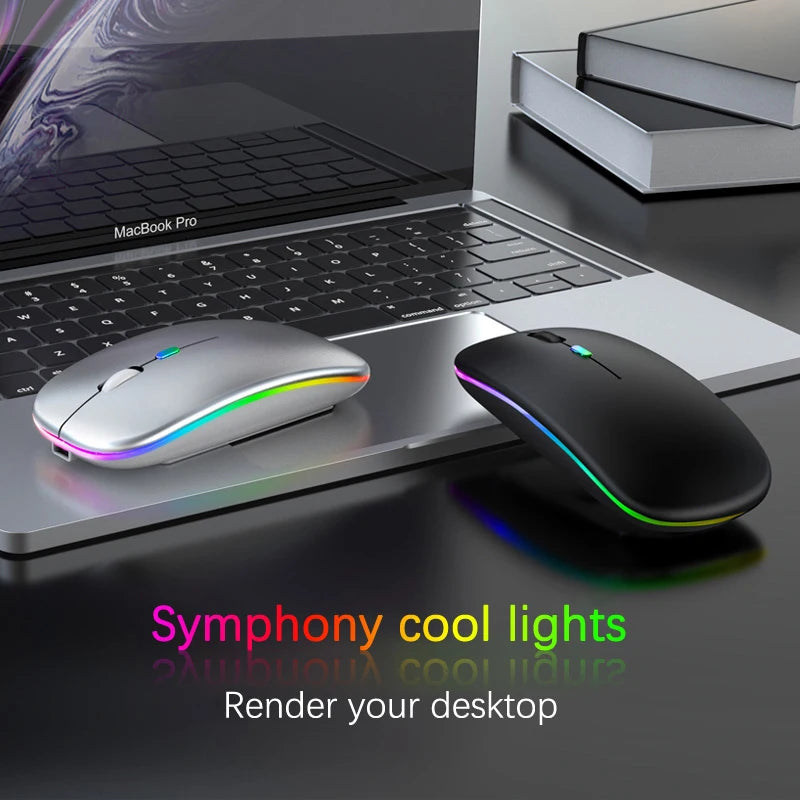 Wireless Bluetooth Mouse
Rechargeable Mice Wireless Computer Mouse
LED Backlit Ergonomic Gaming Mouse for Laptop PC 3600DPI