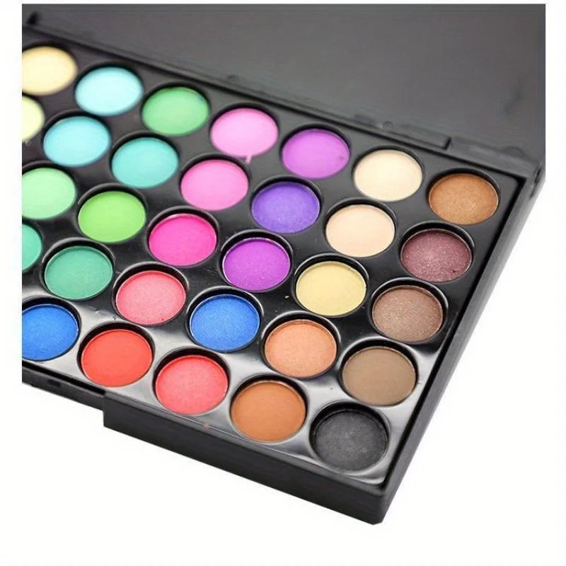 40 Colors Ultimate Eyeshadow Palette Matte & Shimmer F
inishes Earth Tones Long-Lasting Smudge Proof Makeup Kit Korea Cosmetics