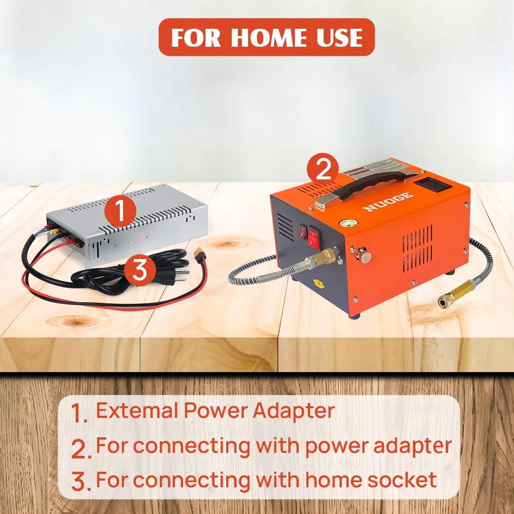 110V/220V PCP Air Compressor 4500Psi 30Mbar High Pressure