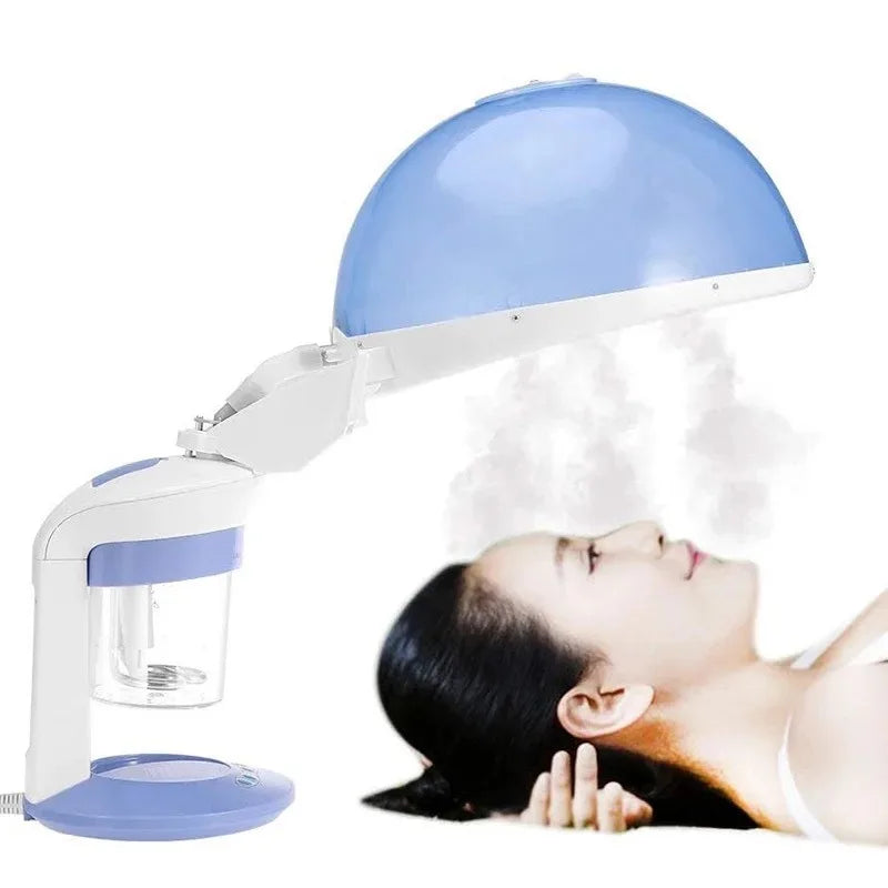 Facial & Hair Steamers Professional 2in1 Sauna Ozone Vaporizer Face Steamer Thermal Cap