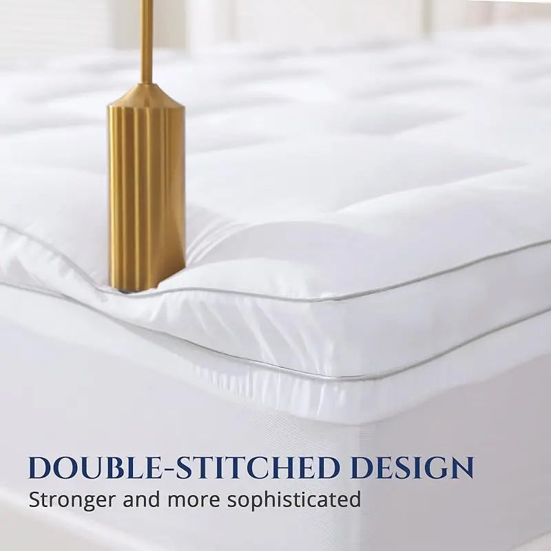Mattress Topper for Back Pain, Extra Thick Mattress Cover
Quilted Fitted Mattress Protector Plush Pillow Top Deep Elastic Pocket