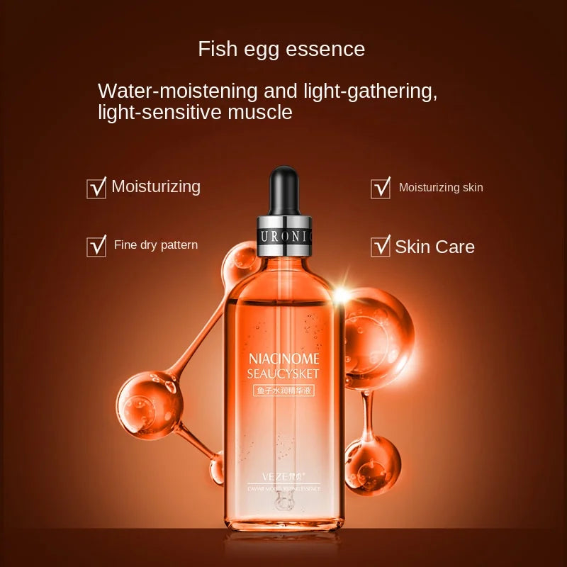 Hyaluronic Acid Face Serum Moisturizing
Shrink Pores Remove Fine Lines Anti-Wrinkle Snail Whiten Caviar Anti-aging Face Essence