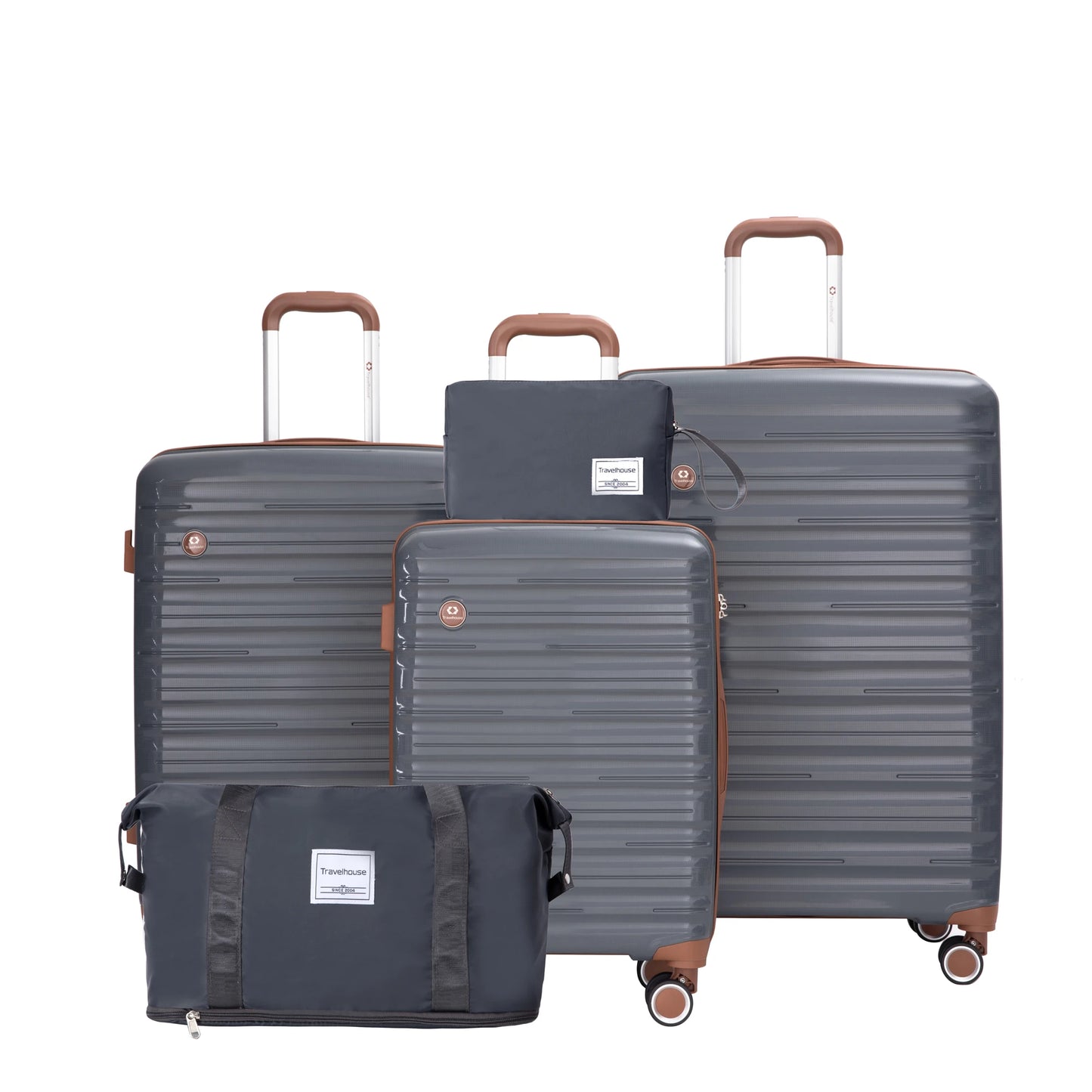 Luggage Sets 5 Piece,Suitcases with Double Spinner Wheels and TSA Lock,Hardcase 3 set
Luggage with Travel Duffle Bag