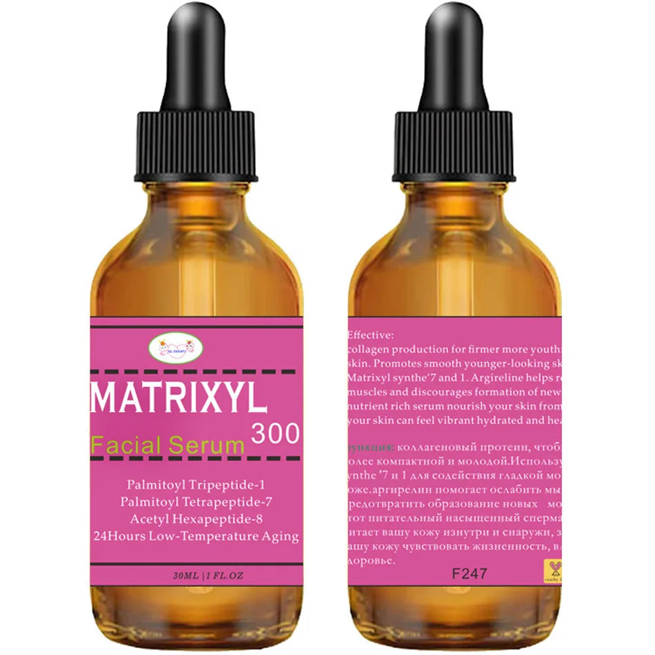 2pcs Matrixyl 3000 + Argireline + Hyaluronic Acid + Organic Vitamin C Serum for Face, Facial Skin Serum Skin Care Products