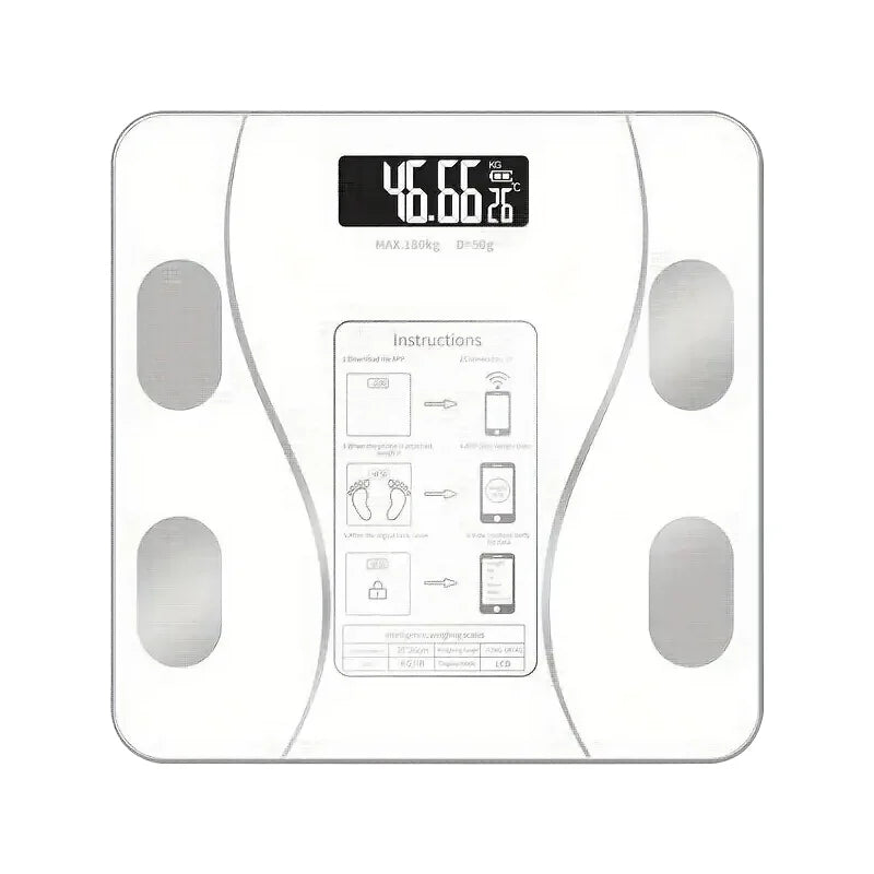 Smart Body Fat Scale Wireless LED Digital Bathroom
Weight Scale Body Composition Analyzer Testing Scale