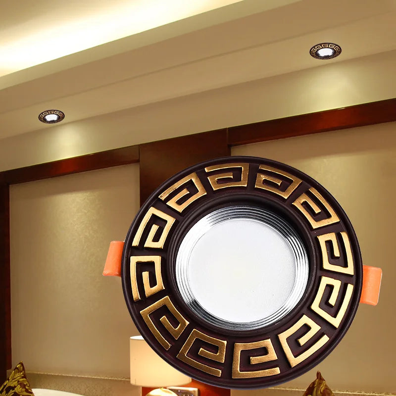 Bronze Embedded Cow Eye Cob Led Ceiling Lamp