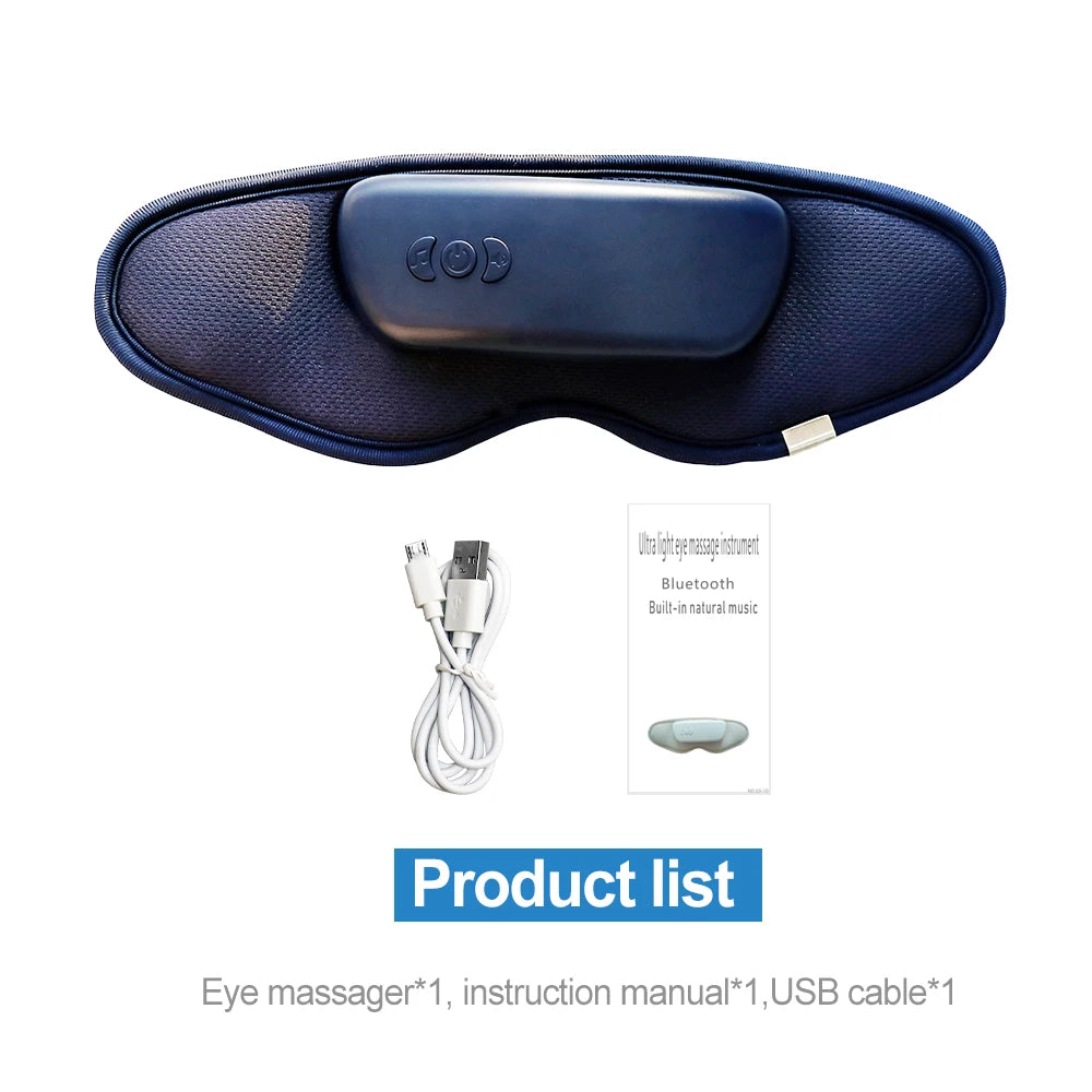 Eye Massager With Heat Smart Airbag Vibration
Eyecare Compress Bluetooth Eye Massage Relaxation Relieve Tired and Dry Eyes