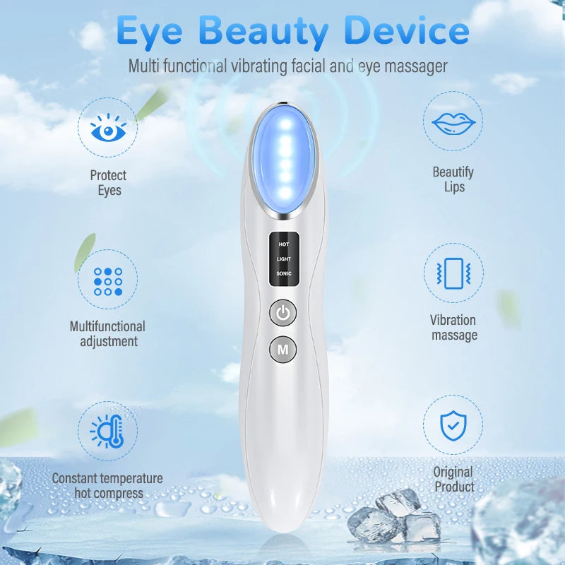 Eye massage introducer lightens dark circles eye bags
vibration heats