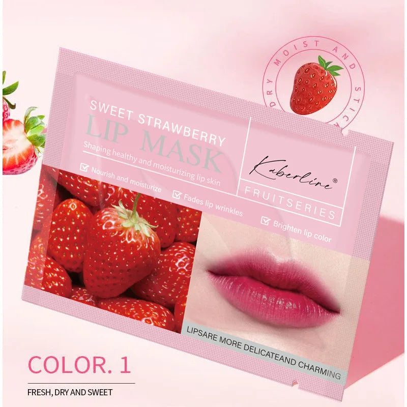10 pairs Collagen Lip Mask Moisturizing Firming Nourishing Labial Moisturizer Gel Pads