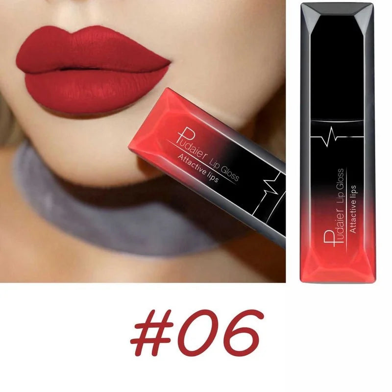 17 Color Sexy Matte Long Lasting Lip gloss Liquid Lipstick