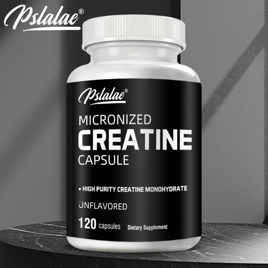Micronized Creatine - 
Supports Energy and Endurance, Builds Muscle Mass 
and Improves Athletic Performance - 120 Capsules