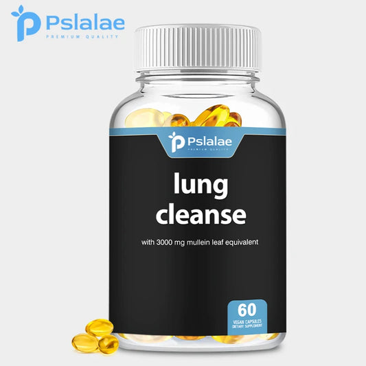 Lung  Detox & Cleanse Capsules 
- Supports Bronchial and Respiratory Health, Relieves Breathing, Immune Support - 60 Capsules