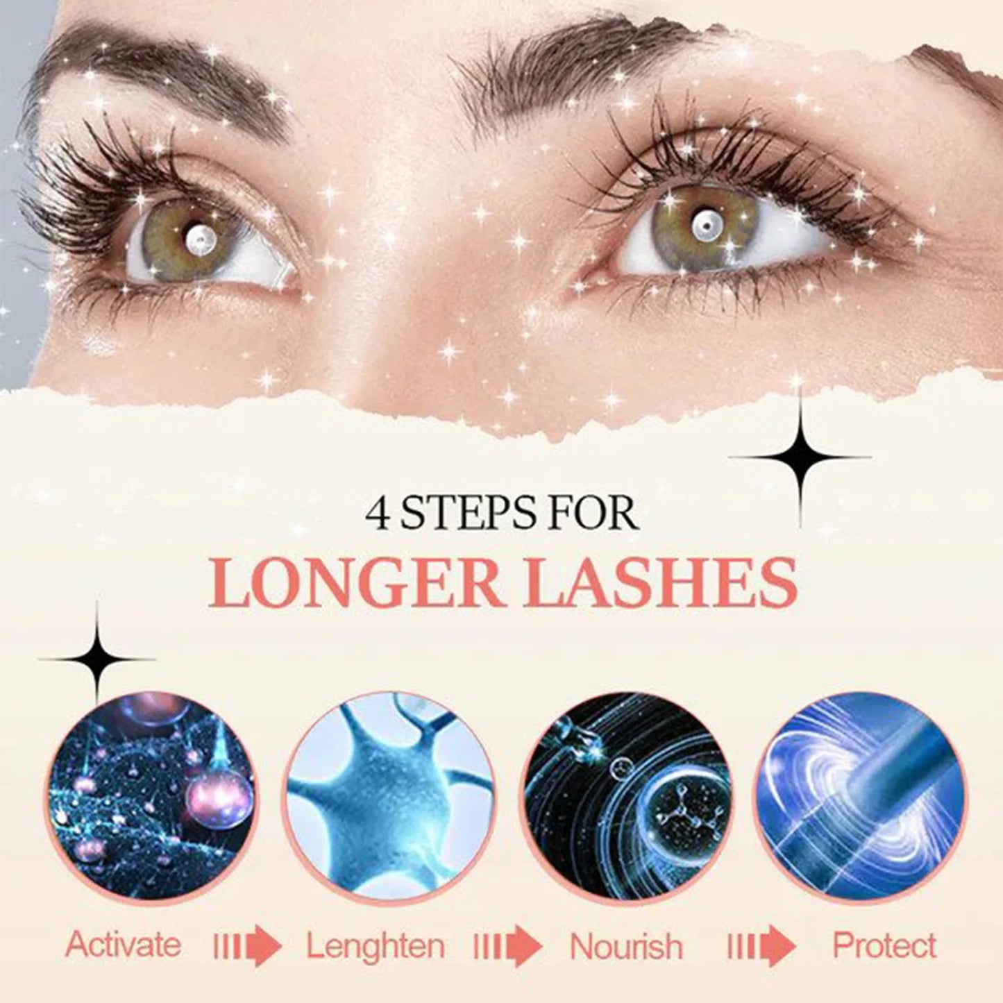 3ml Eyelash Growth Serum Curl Lengthening Makeup Enhancer  Thicken Eyelash Serum