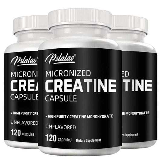 Micronized Creatine 
Enhance Muscle Endurance and Improve Athletic Performance - 120 Capsules