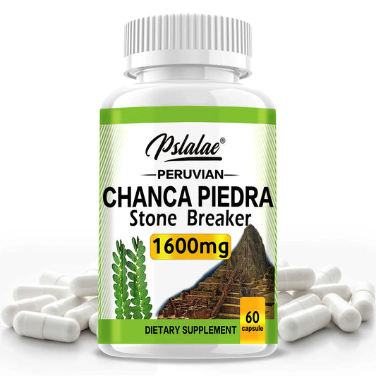 Chanca Piedra 1600mg -
 Kidney Support Supplement, and Gallstones 60 Capsules
