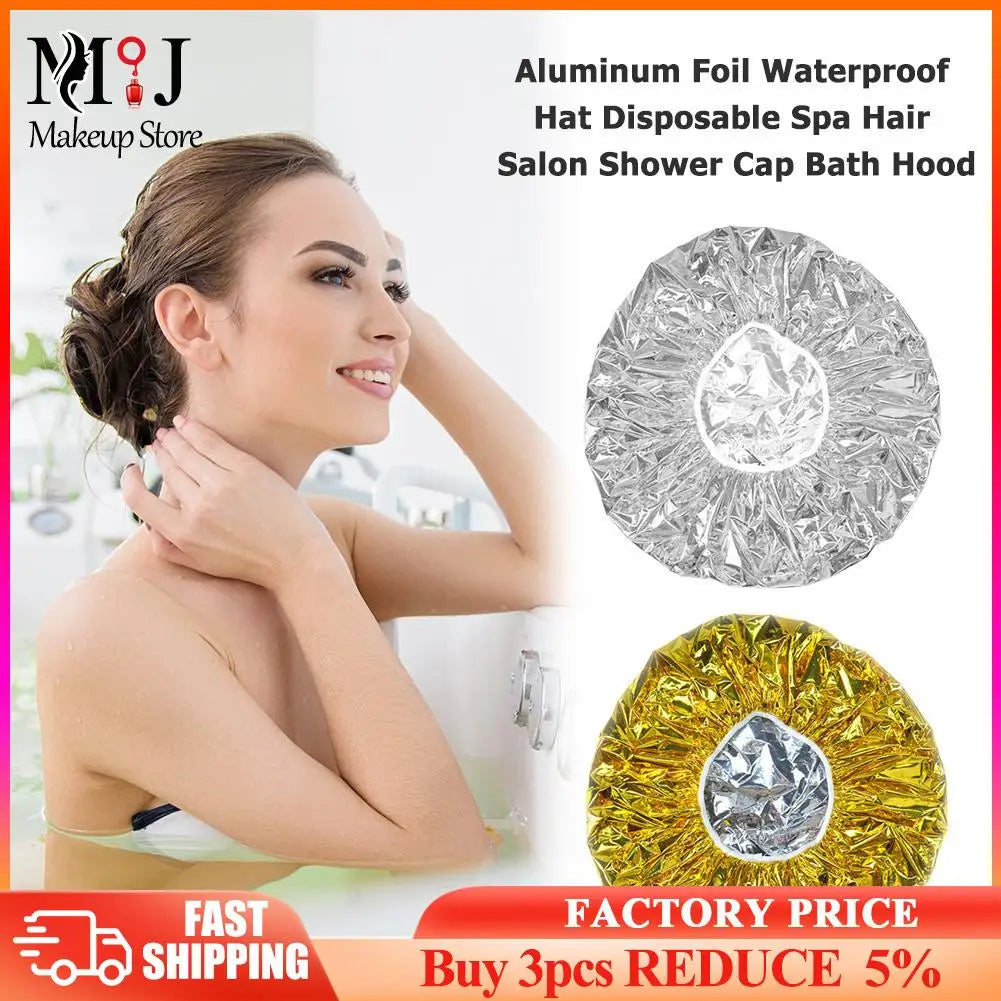 Special Aluminum Foil Heat Insulation Cap Shower Cap