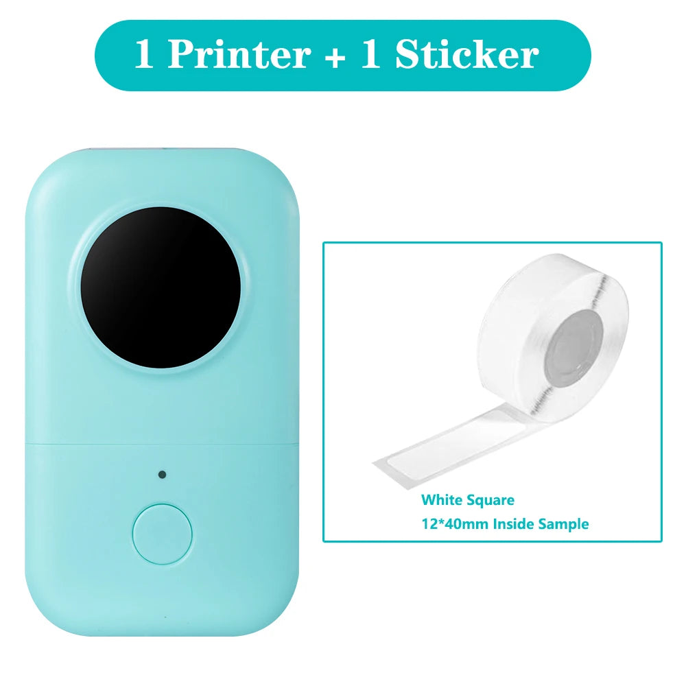Label Printer Thermal Printing  15mm Stickers Thermal Labels